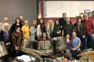 Garfield Staff Steel Drum Night